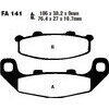 Pasticche freno EBC Brakes FA141 - Foto 2
