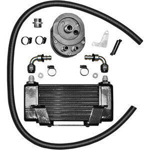 Radiatore olio motore per Harley-Davidson Touring '09-'13 nero