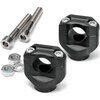 Riser per Kawasaki ER-6F '12- manubrio 22mm LSL +8mm nero coppia