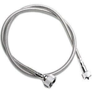 Cavo contachilometri per Harley-Davidson attacco ruota 102cm rivestito inox