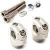 Riser per Yamaha MT-01 manubrio 28.5mm LSL -13mm grigio coppia