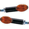 Coppia frecce alogene Cat-Eye lunghe nero - Foto 2