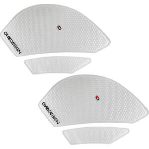 Fuel tank knee pads Kawasaki ZX-6R \'09- transparent pair