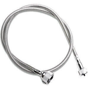 Cavo contachilometri per Harley-Davidson attacco ruota 98cm rivestito inox