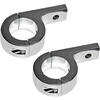 Portafaro attacco basso Custom Dynamics cromo