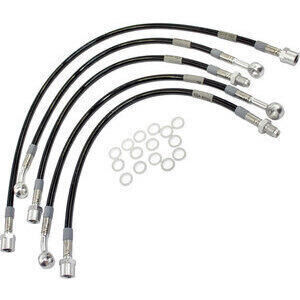 Aeronautical brake hose kit Moto Guzzi 1000 G5 complete black