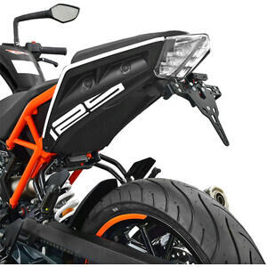 Support de plaque d\'immatriculation KTM Duke 390 \'17- Zieger Pro