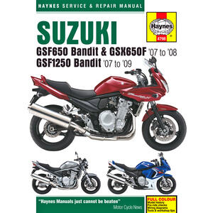 Manuale di officina per Suzuki GSF 1250 Bandit