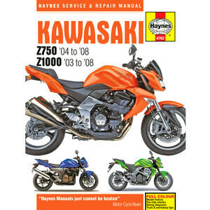 Manuale di officina per Kawasaki Z 750 -\'09