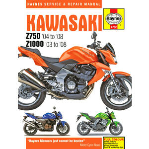 Manuale di officina per Kawasaki Z 750 -'09