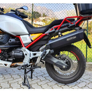 Finale di scarico per Moto Guzzi V 85 TT Mistral Exagon nero