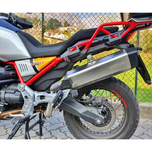 Finale di scarico per Moto Guzzi V 85 TT E5 Mistral Exagon satinato