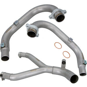 Collettore di scarico per Moto Guzzi V 85 TT E5 completo compensatore inox
