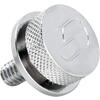 Bouton de fixation de selle 1/4''-28 Saddlemen chrome