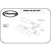 Exhaust muffler Honda CM 400 T -'83 Marving chrome pair - Pictures 2
