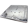 License plate base classic motorcycle steel chrome