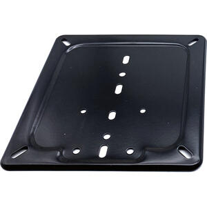 Base targa moto moderne acciaio nero