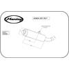 Auspuff Schalldämpfer Honda VFR 750 F '94- Marving cylindrical chrom - Bilder 2