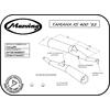 Finale di scarico per Yamaha XS 400 DOHC Marving Master cromo coppia - Foto 2