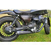 Finale di scarico per Moto Guzzi V 9 E5 Mistral conico corto nero coppia - Foto 2