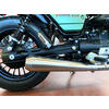 Finale di scarico per Moto Guzzi V 9 E5 Mistral conico corto satinato coppia - Foto 3