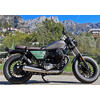 Finale di scarico per Moto Guzzi V 9 E5 Mistral conico corto satinato coppia - Foto 2