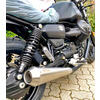Finale di scarico per Moto Guzzi V 7 i.e. 850 E5 Mistral conico corto satinato coppia - Foto 2