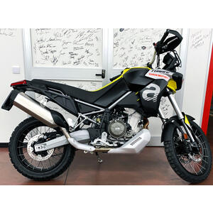 Finale di scarico per Aprilia Tuareg 660 Mistral Exagon satinato