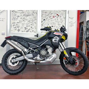 Finale di scarico per Aprilia Tuareg 660 Mistral conico satinato