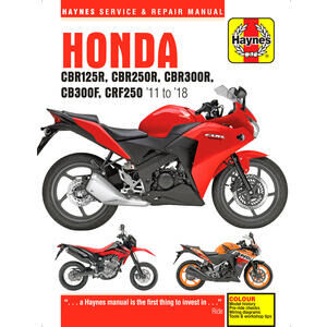 Workshop manual Honda CBR 300 R -\'18