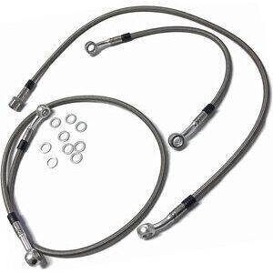 Kit latiguillos de freno metálicos Ducati Pantah delantero gris