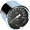 Contagiri elettronico MMB Old Style 12K corpo cromo fondo nero