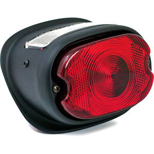 Fanalino posteriore per Harley-Davidson -'72 Replica Originale nero