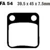 Pasticche freno EBC Brakes FA054TT - Foto 2