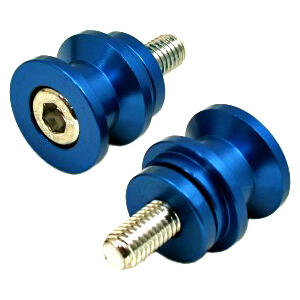 Supporto cavalletto posteriore M8 JMP blu coppia