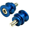 Supporto cavalletto posteriore M8 JMP blu coppia