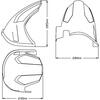 Parafango per Yamaha XT 1200 Z Tenerè posteriore Puig nero - Foto 3