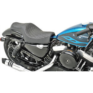 Complete seat Harley-Davidson Sportster '10- Drag Specialties Caballero 2-up seat