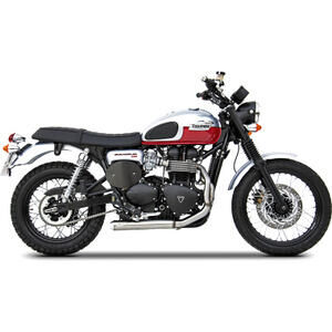 Impianto di scarico per Triumph Bonneville 800 i.e. Zard 2 in 1 Cross
