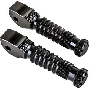 Pedalino poggiapiedi per Aprilia RSV4 Gilles Tooling Sport guidatore coppia nero