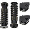 Pedalino poggiapiedi per Aprilia RSV4 Gilles Tooling Sport guidatore coppia nero - Foto 2
