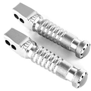 Pedalino poggiapiedi per Aprilia RSV4 Gilles Tooling Sport guidatore coppia grigio