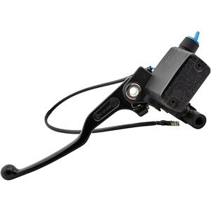 Pompa frizione Brembo PS12 serbatoio integrato nero completa