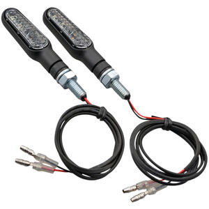 Coppia frecce led sequenziali Daytona D-Light Stellar nero opaco fumè