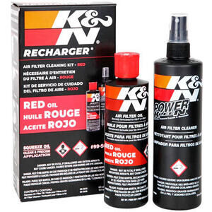 Air filter maintenance kit K&N Recharger Red