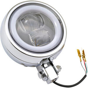 Faro anteriore 4.75\'\' Daytona Capsule-120 full led attacco basso cromo