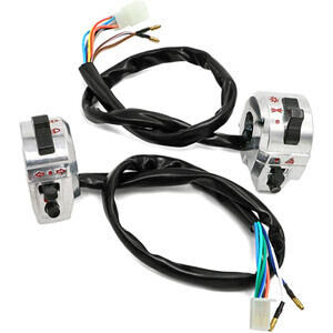 Set blocchetti elettrici 22mm Classic cromo