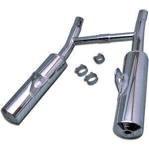 Auspuff Schalldämpfer Yamaha TDM 900 Marving cylindrical chrom paar