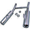 Exhaust muffler Yamaha TDM 900 Marving cylindrical chrome pair