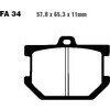 Pasticche freno EBC Brakes FA034 - Foto 2